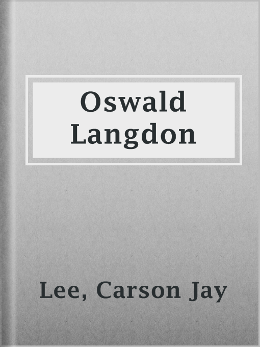 Cover image for Oswald Langdon